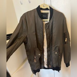 Zara Oversized bomber jacket